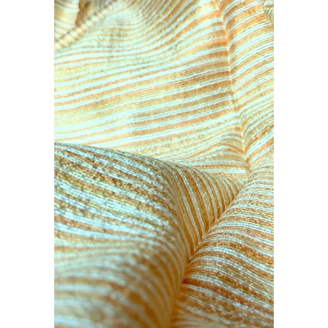 100% valódi hernyóselyem sárga csíkos nyers selyem sál 50x180cm