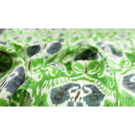 habfeher-abszintzold-fagyalkek-mintás-selyem-sal-70x180-cm-