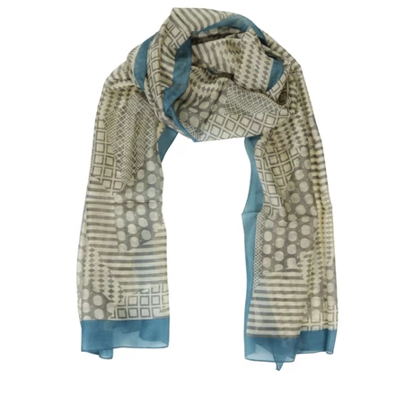 amazonaszold-paisley-valodi-selyem-sal
