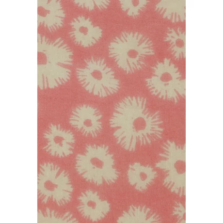 Puncs alapon marcipánfehér mintás 100% valódi hernyóselyem sál 50x180cm