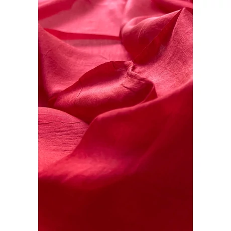 Korallpiros 100% valódi hernyóselyem sál 100x180 cm