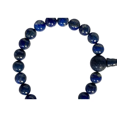Lápisz lazuli mala 21 szemes 17 cm kerületű karmala