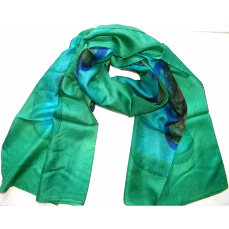 türkiz-zöld-batik-selyem-sal-50-x-170cm