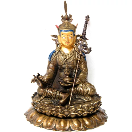 Guru Rinpoche Buddha szobor tibeti oltárra