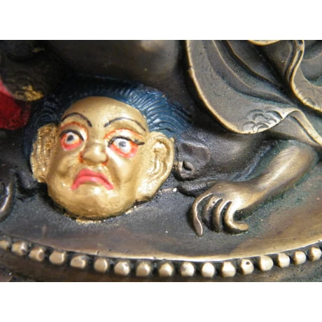 Mahakála Buddha szobor tibeti oltárra - lánggal együtt 30 cm magas!