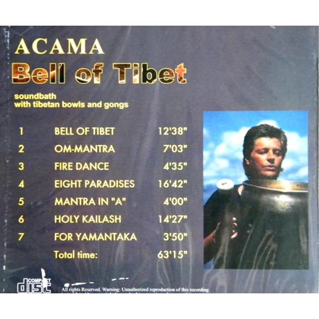 Tibeti buddhista meditáció cd hangtál acama