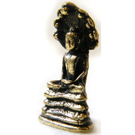 Buddha szobor a kígyó védelme alatt mini