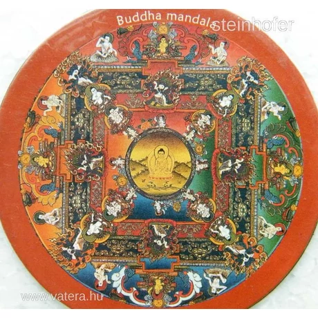 Eredeti tibeti Buddha mandala hűtőmágnes