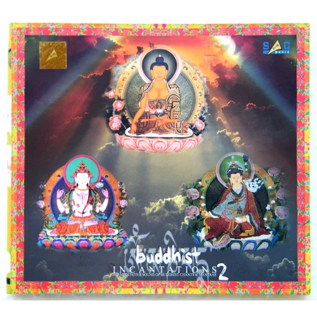 Eredeti tibeti buddhista meditáció cd Sakjamuni Buddha, Csenrézi és Guru Rinpocse mantrájával
