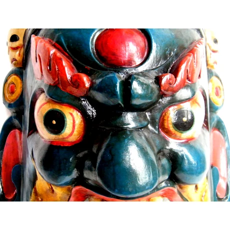 Mahakala maszk kék színű