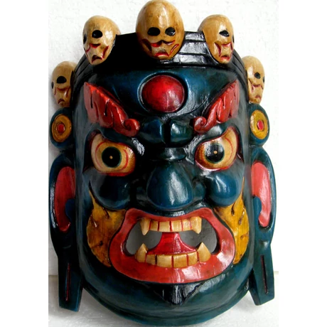 Mahakala maszk kék színű