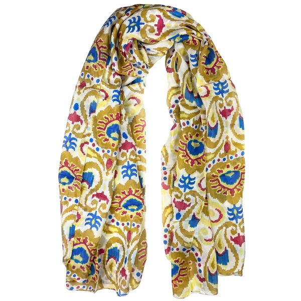 tunderfeher-alapon-tolgyfaszin-mintas-sal-selyem-